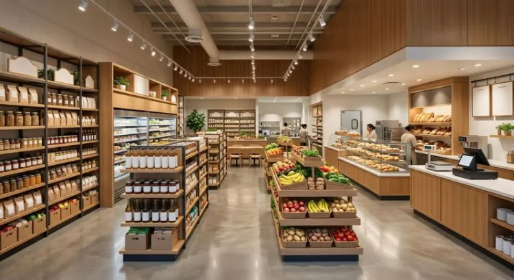 Agencement magasin alimentaire clé en main en Auvergne-Rhône-Alpes