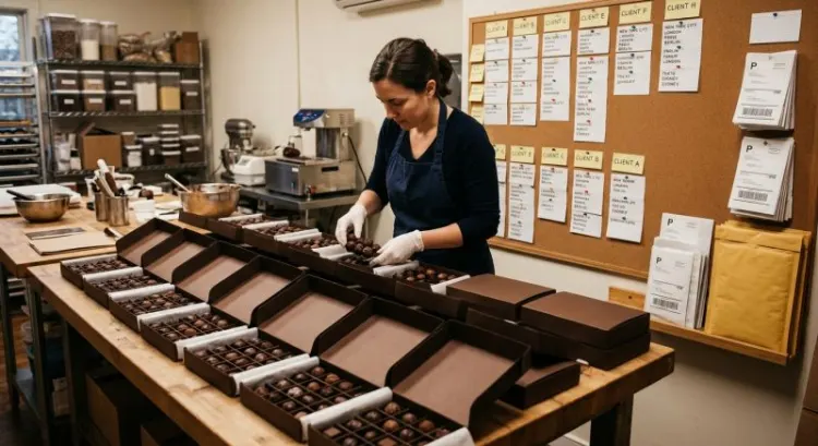 Chocolatier : envoi de cadeaux clients à plusieurs adresses en France
